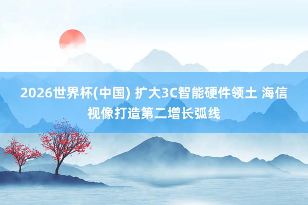 2026世界杯(中国) 扩大3C智能硬件领土 海信视像打造第二增长弧线